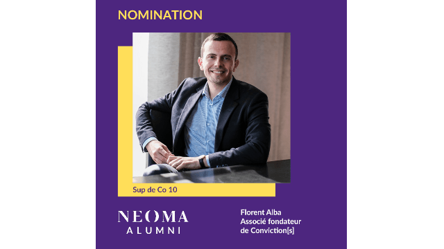 Florent Alba devient associé fondateur de Conviction[s]