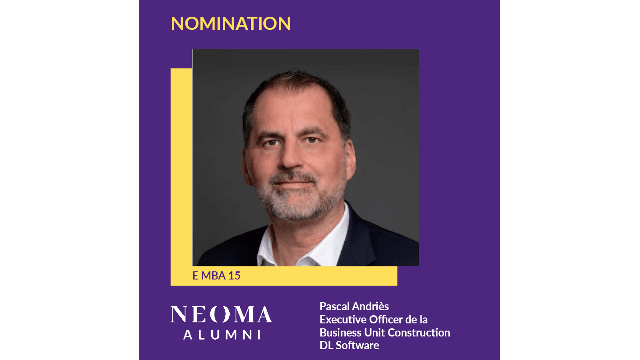 Pascal Andriès est promu chief executive officer de la Business Unit Construction de DL Software