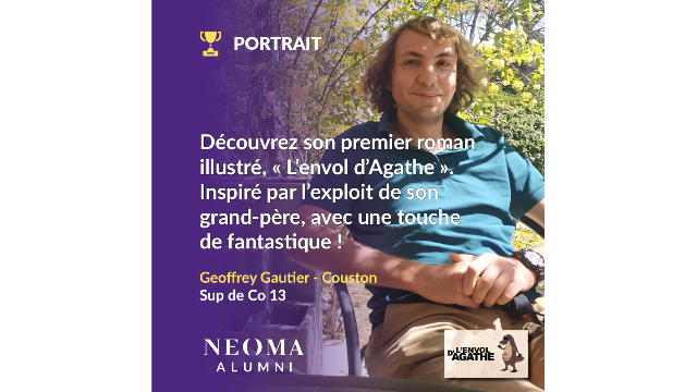 Avec "L'envol d'Agathe", Geoffrey Gautier - Couston déploie ses ailes !