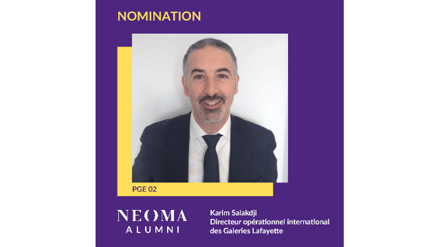 Karim Salakdji est promu directeur opérationnel international des Galeries Lafayette