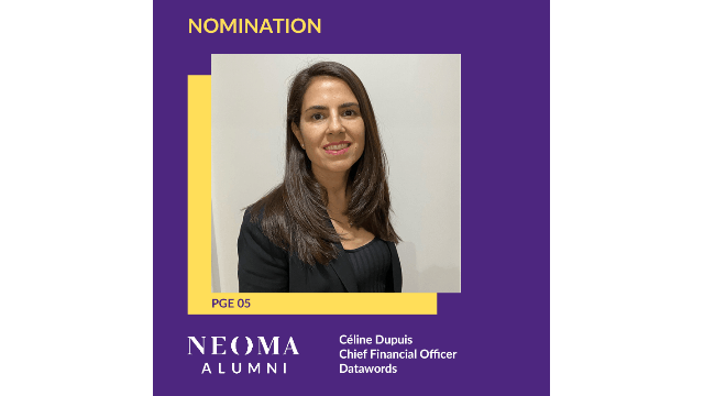 Céline Dupuis est nommée chief financial officer de Datawords