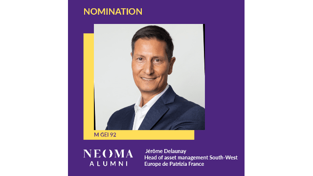  Jérôme Delaunay est nommé head of asset management South-West Europe de Patrizia France