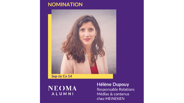 Hélène Dupouy a été promue responsable relations médias et contenus de Heineken France