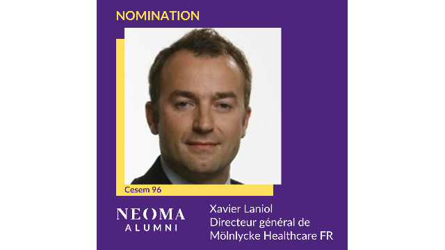 Xavier Laniol est nommé directeur général de Mölnlycke Healthcare France