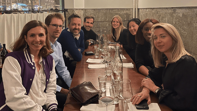 Premier dîner réseau 2023 au Bombar de Genève