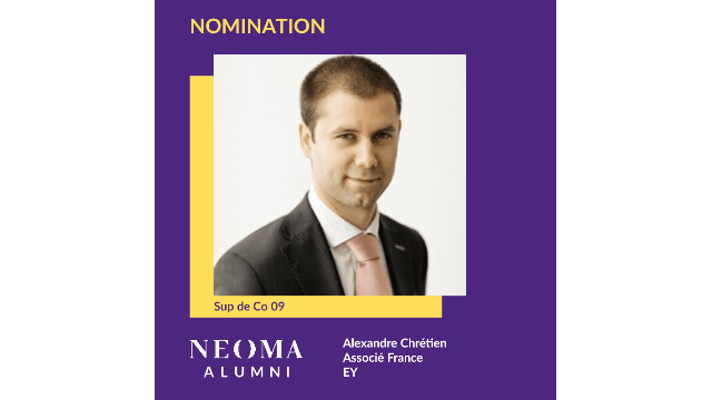 Alexandre Chrétien est nommé Associé France chez EY