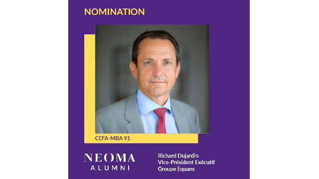 Richard Dujardin est promu vice-président exécutif, en charge de la Suisse et des Pays-Bas de Groupe Equans