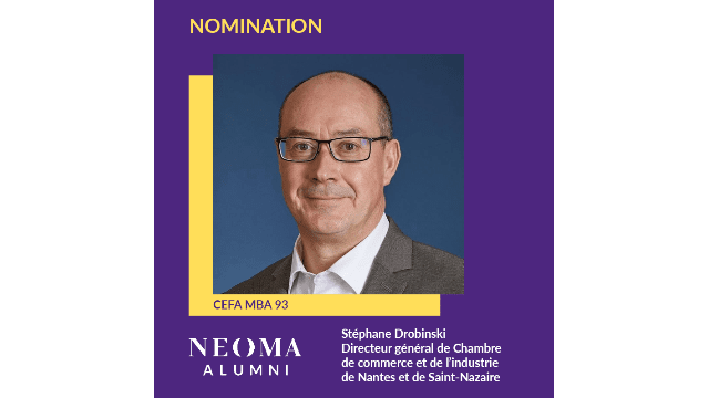 Stéphane Drobinski est promu directeur général de Chambre de commerce et de l'industrie de Nantes et de Saint-Nazaire