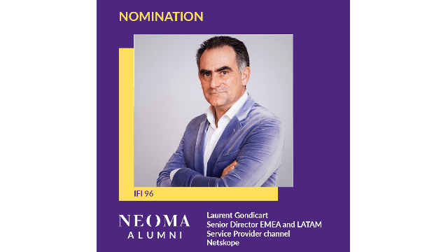 Laurent Gondicart est nommé Senior Director EMEA and LATAM Service Provider channel de Netskope