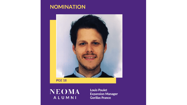 Louis Paulet est nommé expansion manager de Gorillas France