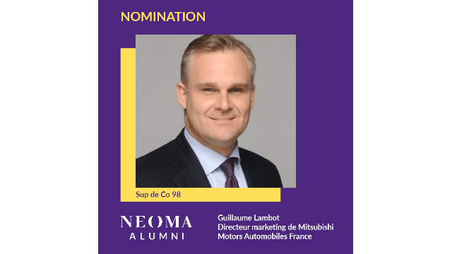 Guillaume Lambot est promu directeur marketing de Mitsubishi Motors Automobiles France