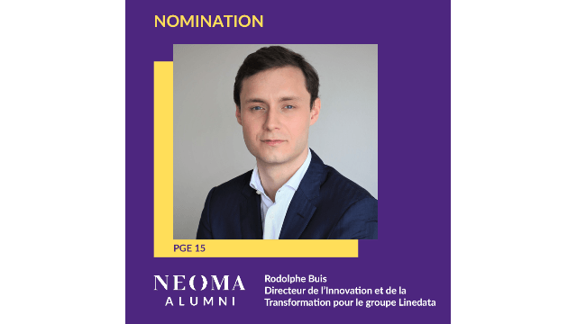 Rodolphe Buis est nommé Directeur de l’Innovation et de la Transformation pour le groupe Linedata