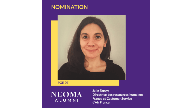 Julie Faruya est promue directrice des ressources humaines France et Customer Service d'Air France
