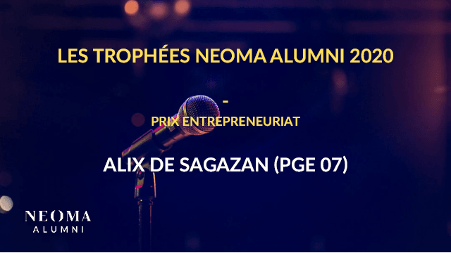 Alix de Sagazan remporte le prix Entrepreneuriat 2020