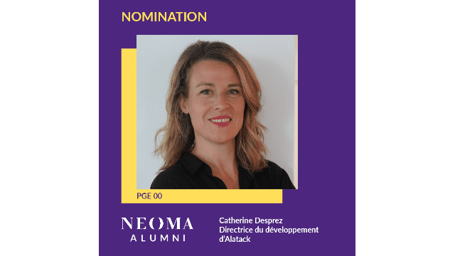 Catherine Desprez est promue directrice du développement d'Alatack