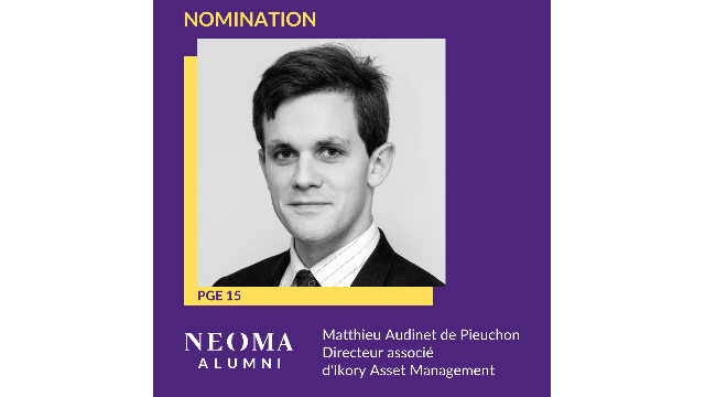 Matthieu Audinet de Pieuchon est nommé directeur associé d'Ikory Asset Management