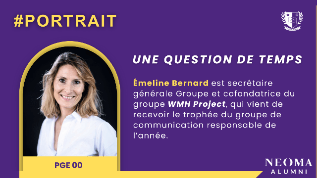 Portrait Alumni – Émeline Bernard (PGE 00) : Faire de la communication un levier de transformation