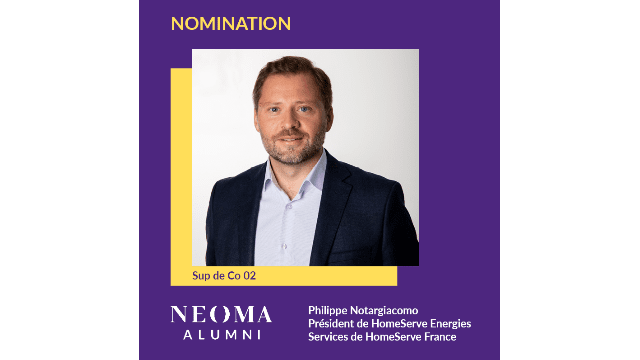 Philippe Notargiacomo est promu président de HomeServe Energies Services de HomeServe France