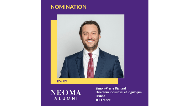 Simon-Pierre Richard est nommé Directeur industriel et logistique France de JLL France