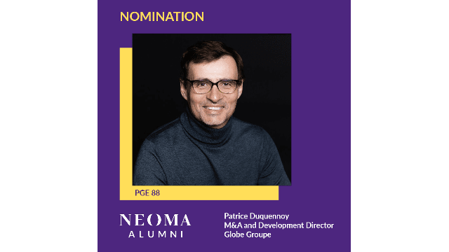 Patrice Duquennoy est nommé M&A and Development Director de Globe Groupe, à ce poste depuis janvier 2024