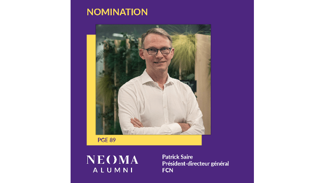 Patrick Saire est nommé Président-directeur général de FCN, à ce poste depuis janvier 2024.