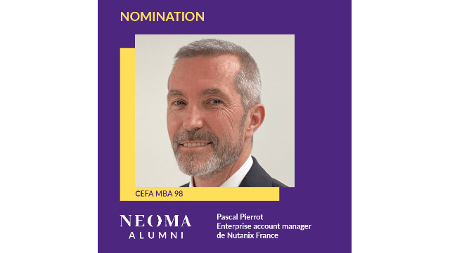 Pascal Pierrot est nommé Enterprise account manager de Nutanix France