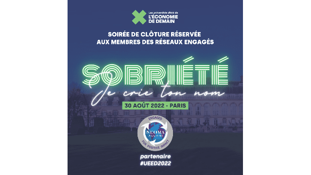 NEOMA Alumni Engaged for Positive Impact participe à l'UEED 2022