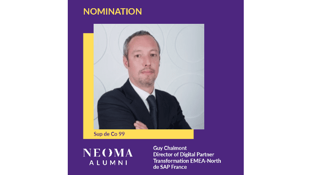 Guy Chalmont est promu director of Digital Partner Transformation EMEA-North de SAP France