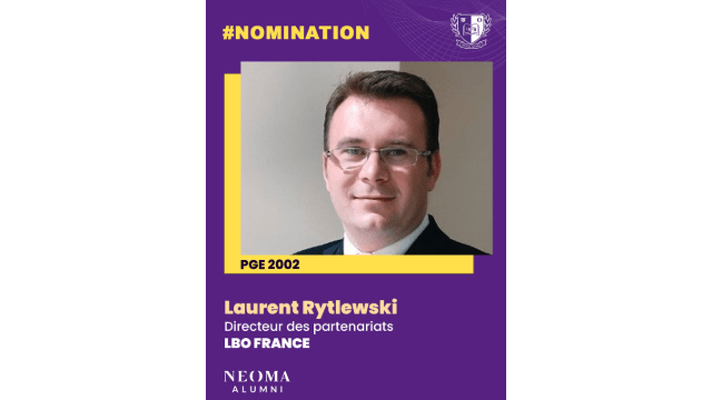 Laurent Rytlewski est nommé Directeur des Partenariats de LBO France