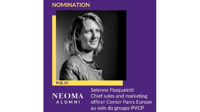 Solenne Pasqualetti est nommée chief sales and marketing officer Center Parcs Europe au sein du groupe PVCP