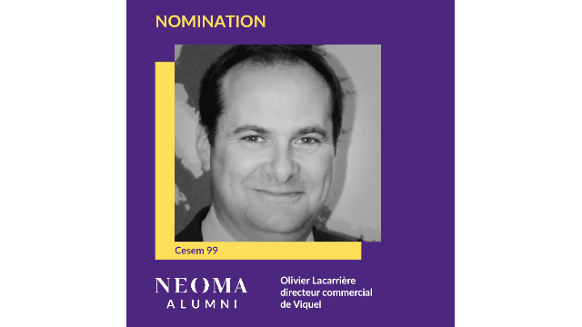 Olivier Lacarrière est nommé directeur commercial de Viquel