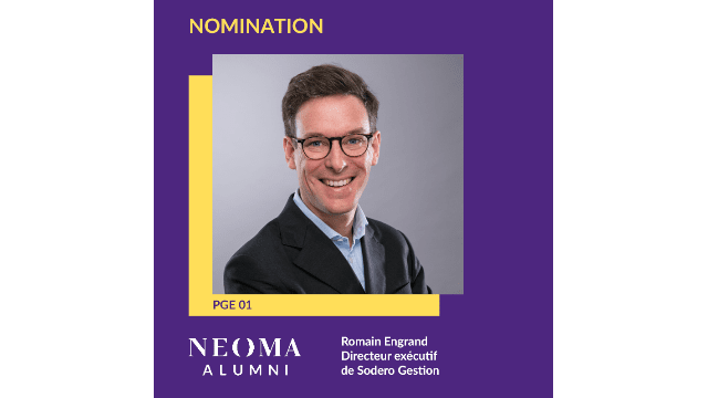 Romain Engrand est promu directeur exécutif de Sodero Gestion
