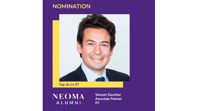 Vincent Gauthier est nommé Associate Partner chez EY