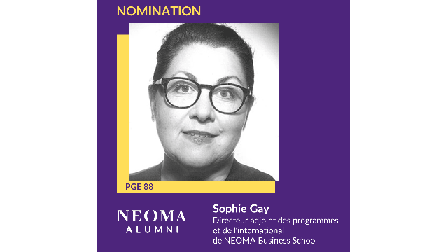 Sophie Gay est nommée directeur adjoint des programmes et de l'international de NEOMA Business School