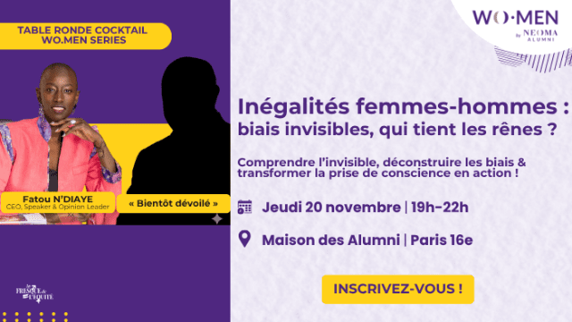 Table ronde Cocktail - Inégalités femmes-hommes : biais invisibles, qui tient les rênes ?