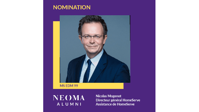 Nicolas Mogenot est promu directeur général HomeServe Assistance de HomeServe