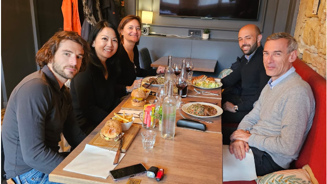 Déjeuner mensuel de mai au Café Hôtel Dieu de Lyon