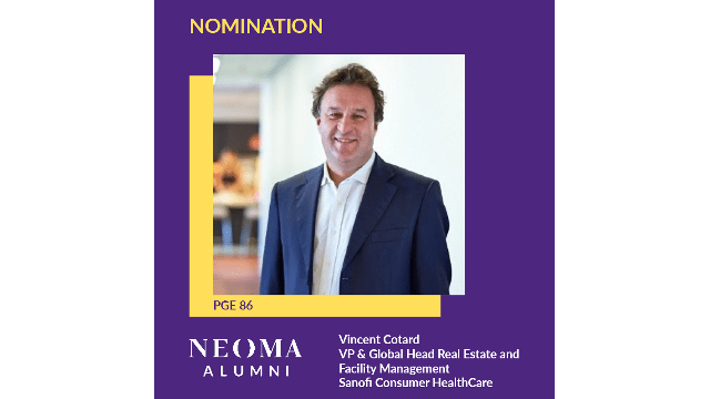 Vincent Cotard est promu vice president & Global Head Real Estate and Facility Management chez Sanofi Consumer HealthCare