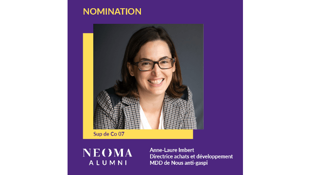 Anne-Laure Imbert est nommée directrice achats et développement MDD de Nous anti-gaspi