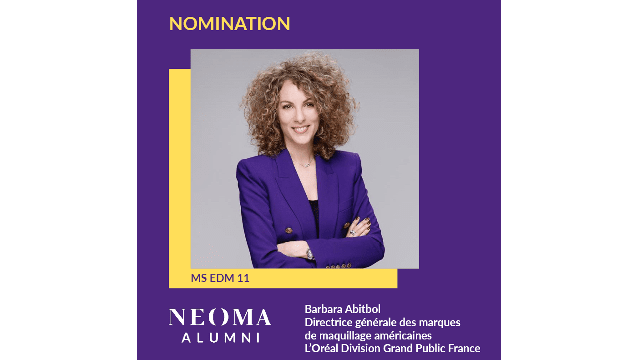 Barbara Abitbol est promue directeur général des marques américaines de L'Oréal Produits grand public France