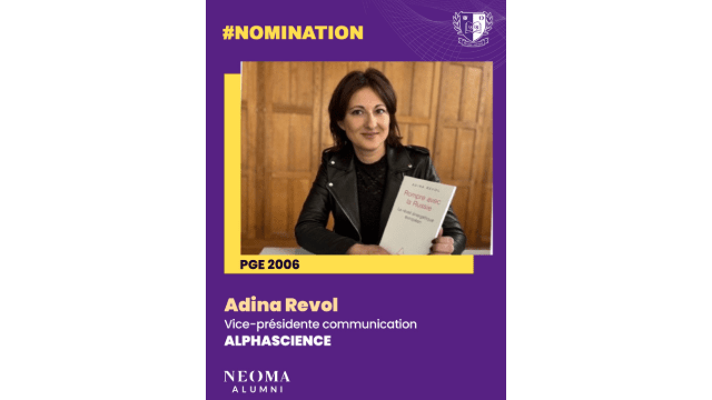 Adina Revol est nommée Vice-présidente Communication d’Alphascience