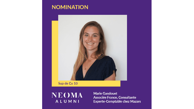 Marie Gandouet est promue associé au sein des équipes Assistance et Conseil Comptables de Mazars France