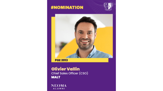 Olivier Vallin est nommé Chief Sales Officer de Malt