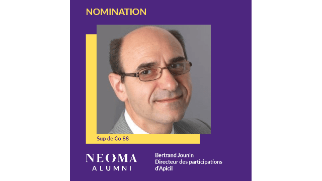 Bertrand Jounin est promu directeur des participations d'Apicil