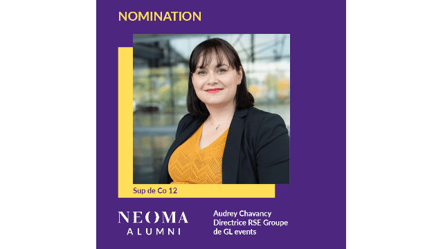 Audrey Chavancy est promue directrice RSE Groupe de GL events