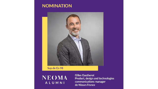 Gilles Gautherot est nommé product, design and technologies communications manager de Nissan France