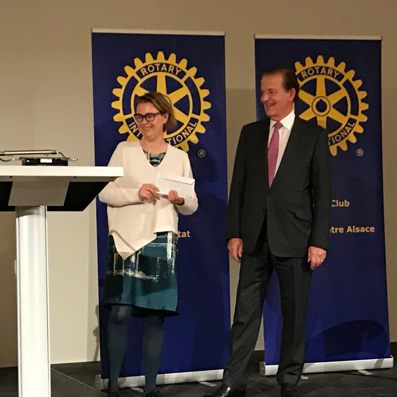 Le Roman d'Annabelle Combes primée par le prix littéraire des rotary Clubs