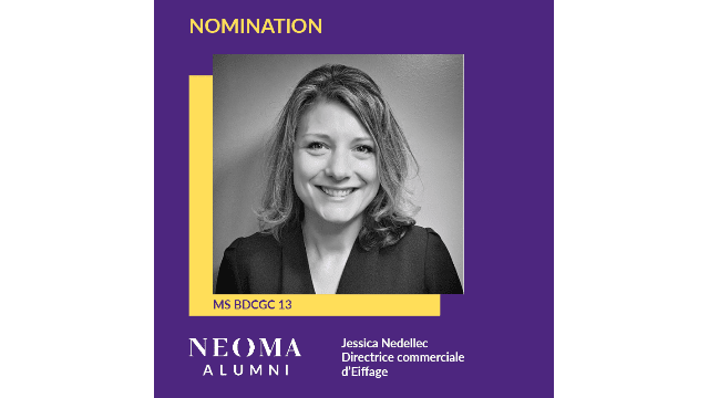 Jessica Nedellec est promue directrice commerciale d'Eiffage