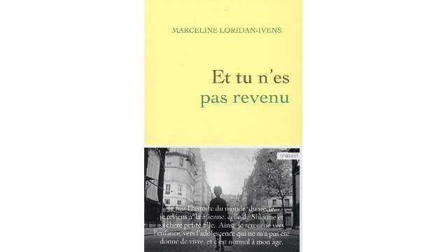 Et tu n'es pas revenu, de Marceline Loridan-Ivens