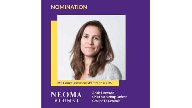 Anaïs Harmant est nommée chief marketing officer de Groupe La Centrale